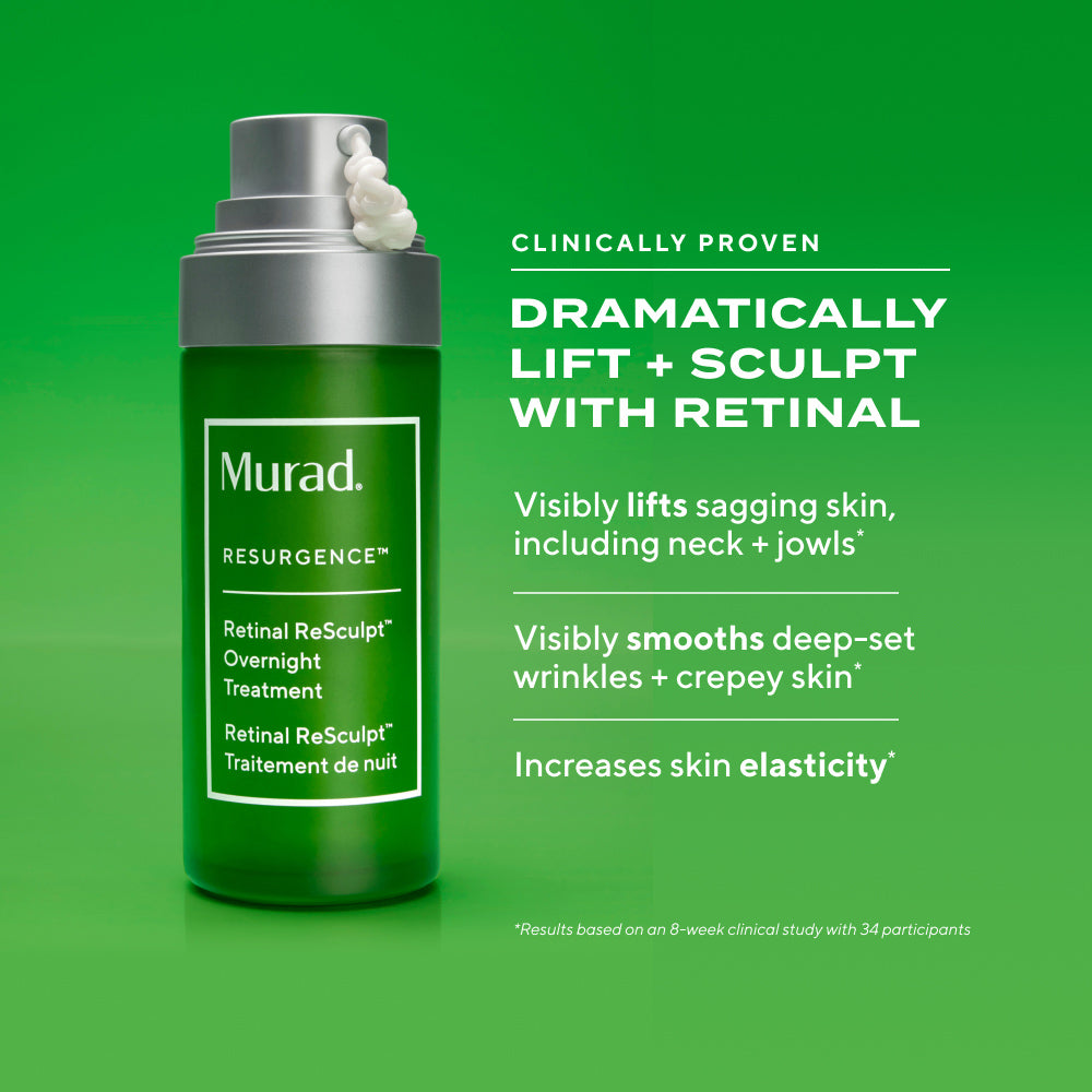 retinal resculpt over night treatment clinically proven to dramatically lift + sculpt with retinal
