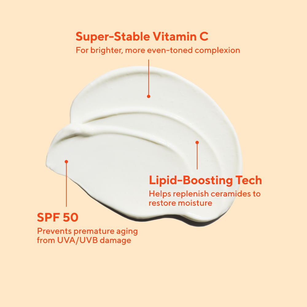 Murad Environmental Shield SPF 30 Brightening Moisturizer texture with ingredients