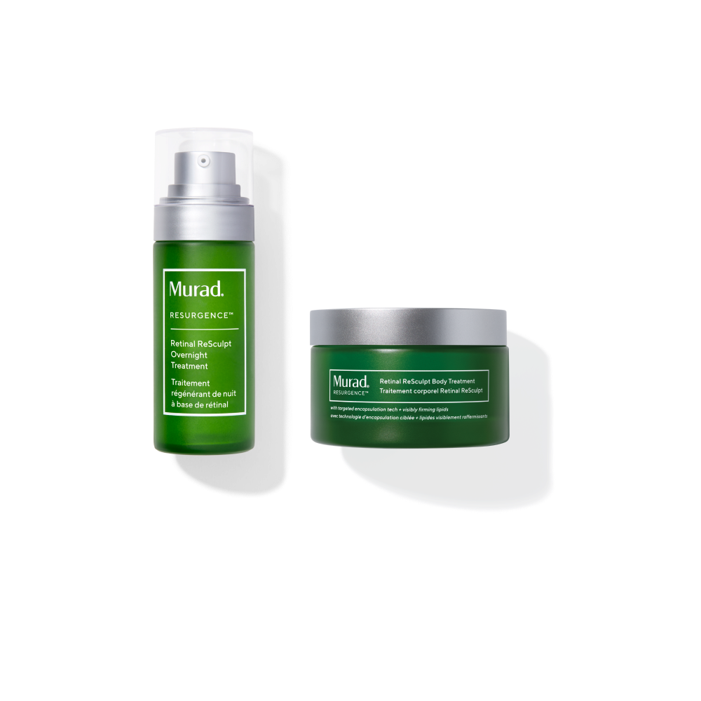 Two Murad skincare products on a white background